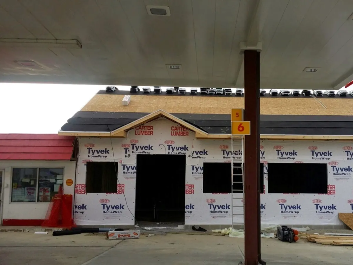 New Gas Station Construction
